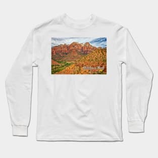 Watchman Trail View Zion National Park Long Sleeve T-Shirt